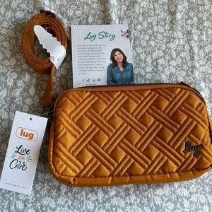 Lug Yellow Quilted Handbag/Purse